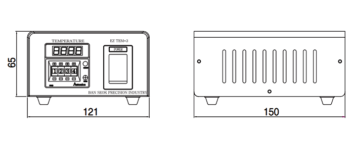 EZ TEM-3 Barrel Heater Controller for Precise Temperature Control