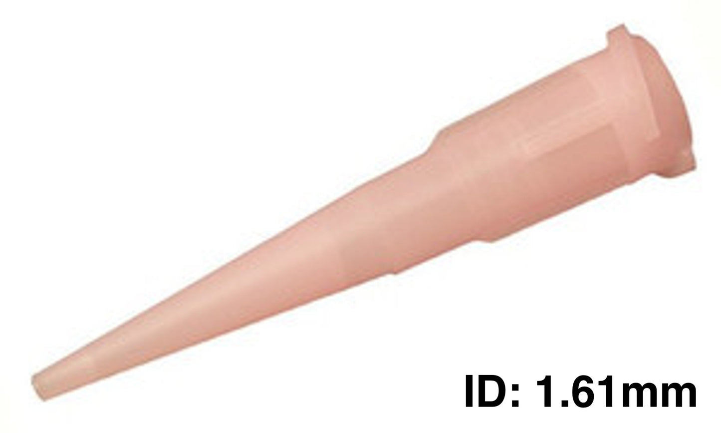 GA 14 Apricot Plastic Tapered Tip