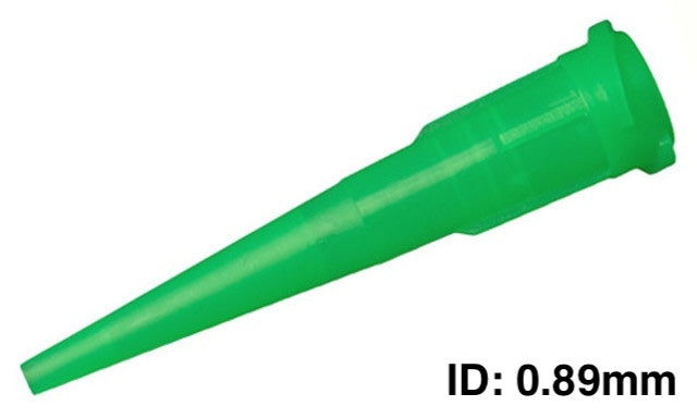 GA 18 Green Plastic Tapered Tip