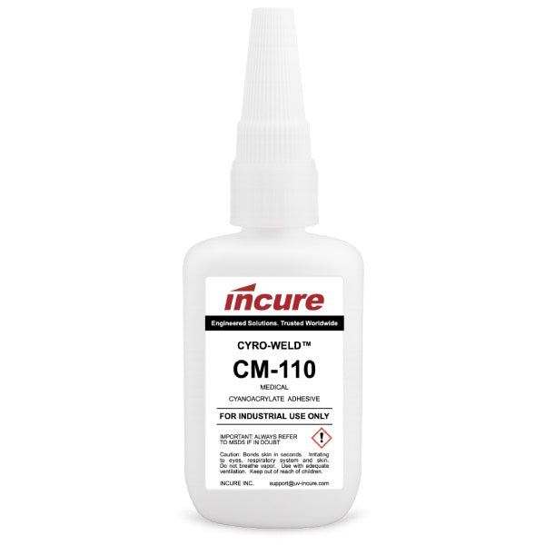 Incure Cyro-Weld™ CM-110 Ultra-Fast, Multi-Substrates Medical Cyanoacrylate Adhesive