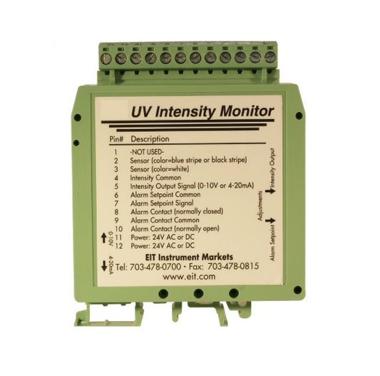 DIN Rail (Signal Conditioning Device for Compact Sensors. Provides 0-10 volt or 4-20 milliamp output)