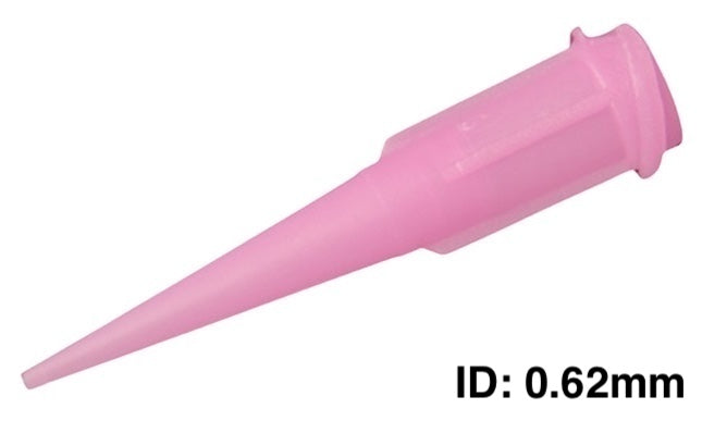 GA 20 Pink Plastic Tapered Tip