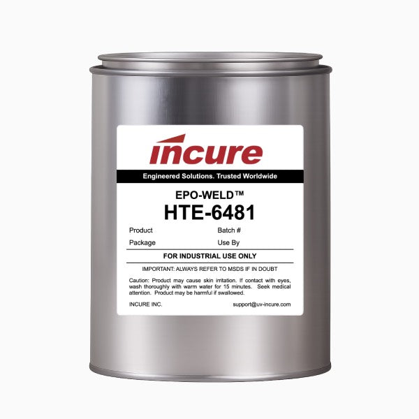 Incure Epo-Weld™ HTE-6481 High-Performance Clear Epoxy for High-Vibration Environments – Pint / Quart / Gallon