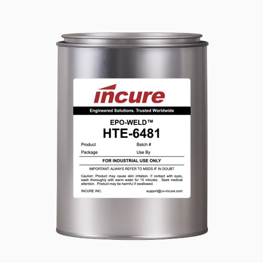 Incure Epo-Weld™ HTE-6481 High-Performance Clear Epoxy for High-Vibration Environments – Pint / Quart / Gallon