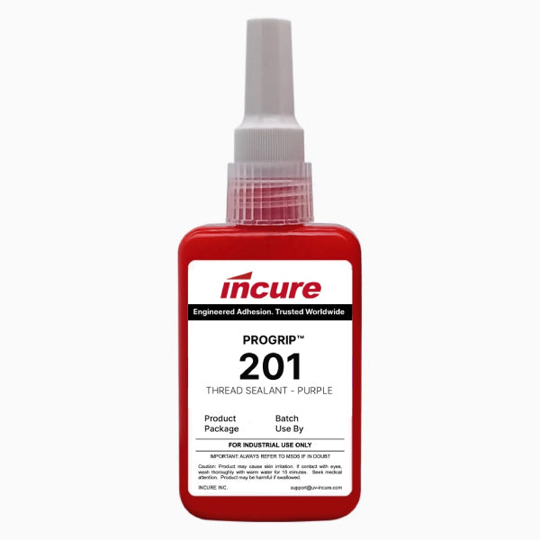 Incure ProGrip™ 201 Hydraulic and Pneumatic Thread Sealant – 50ml / 250ml