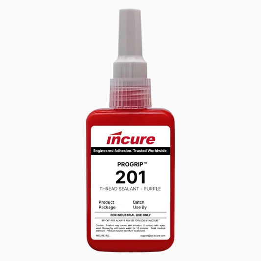 Incure ProGrip™ 201 Hydraulic and Pneumatic Thread Sealant – 50ml / 250ml