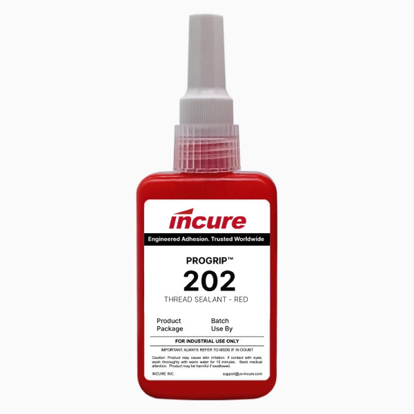 Incure ProGrip™ 202 Refrigerant Thread Sealant with Chemical Resistance – 50ml / 250ml