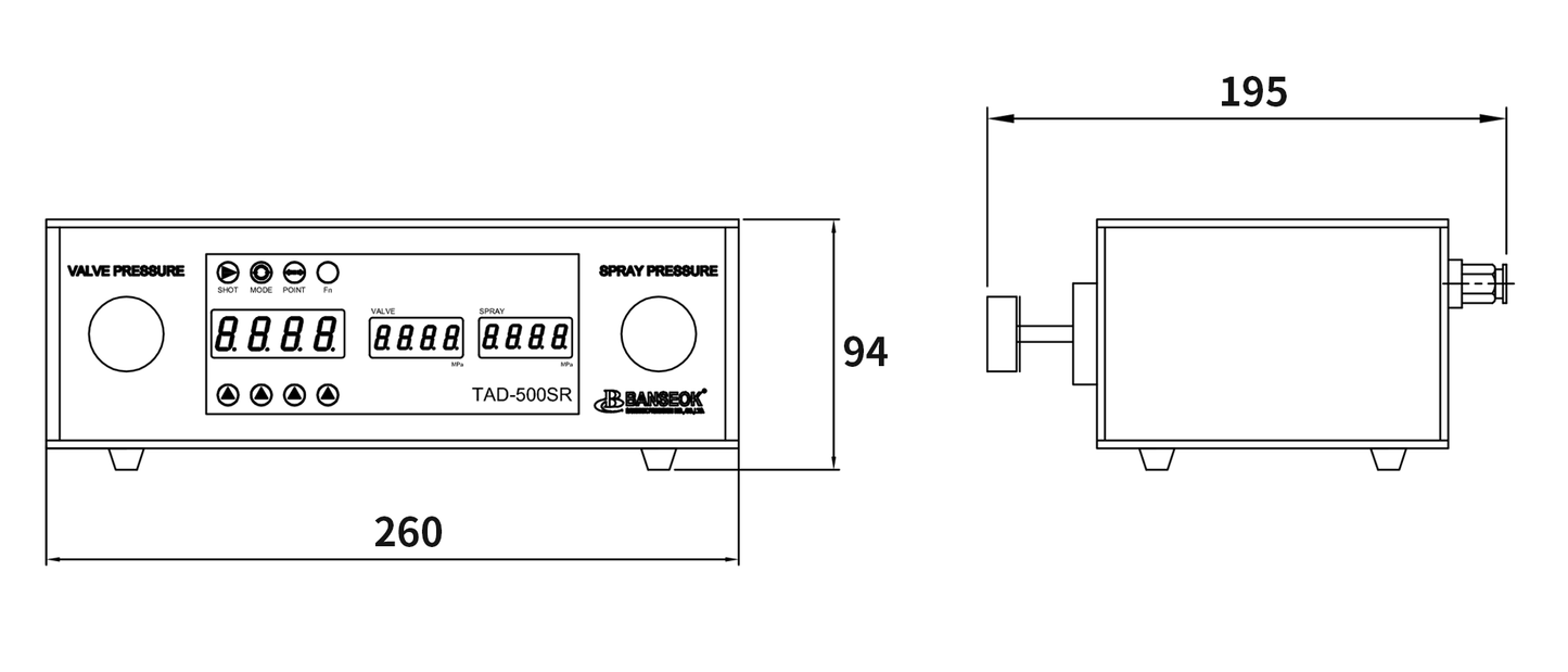 TAD-500SR Conformal Coating Valve Controller