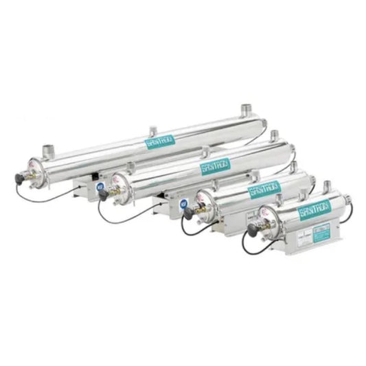 SANITRON® UV Water Purifiers 3-40 GPM - Single Chamber Models (Lamp / Quartz Sleeve Included)