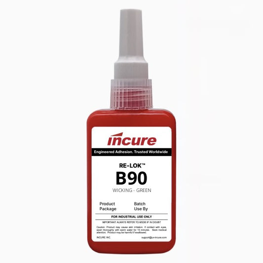 Incure Re-Lok™ B90 Green Threadlocking Adhesive (Wicking Grade) – 50ml / 250ml