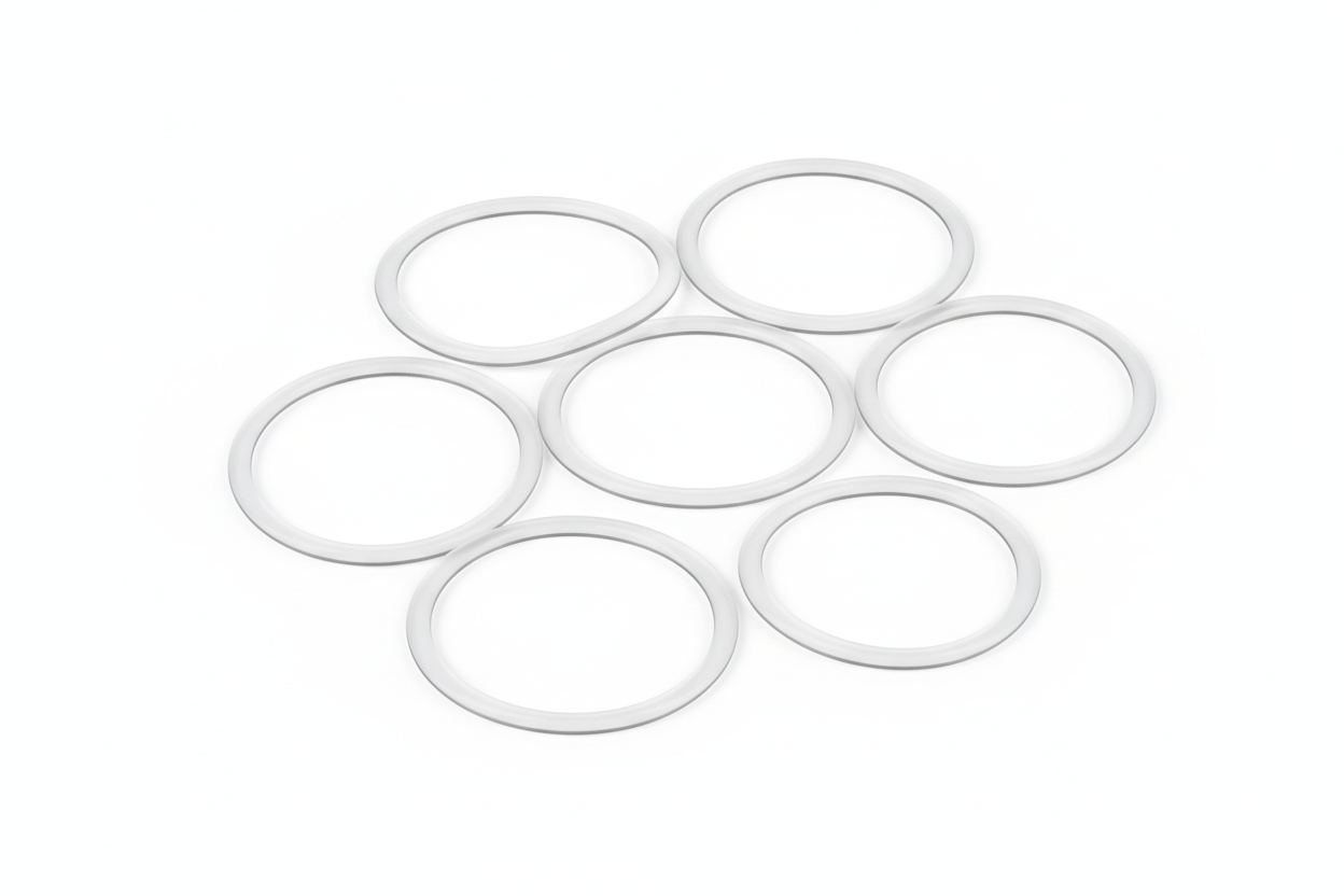 ultra thin clear rubber gaskets