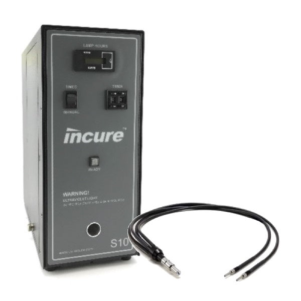 Incure S10 High Intensity UV Light Curing Spot Lamp (includes a pair goggles with two pole lightguide)