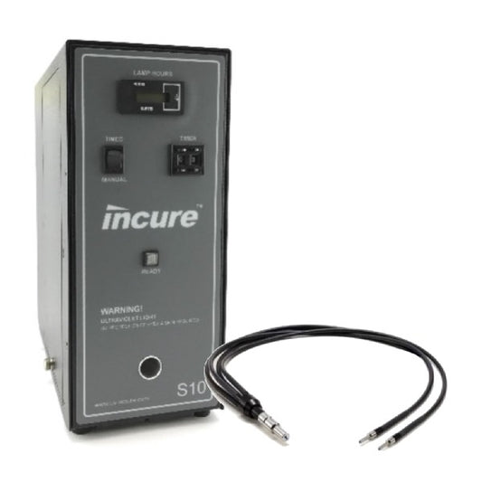 Incure S10 High Intensity UV Light Curing Spot Lamp (includes a pair goggles with two pole lightguide)